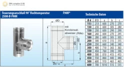 Feuerungsanschluss 90° Hochtemperatur Edelstahl Doppelwandig - Eka Complex D 50 -FeuerLust Verkäufe 3973 1