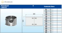 Klemmband Doppelwandig - Eka Complex D 50 -FeuerLust Verkäufe 3977 1