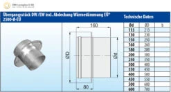 Übergang Dw-ew Edelstahl Doppelwandig Mit Abdeckung Dämmung - Eka Complex D 50 7 Übergang Dw-ew Edelstahl Doppelwandig Mit Abdeckung Dämmung - Eka Complex D 50 -FeuerLust Verkäufe 3983 1