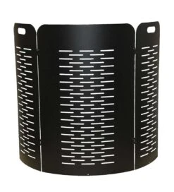 Kamingitter Stahl Lienbacher, 3-teilig Schwarz