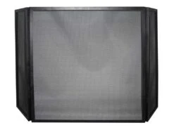 Kamingitter Schmiedeeisen Lienbacher, 3-teilig Schwarz