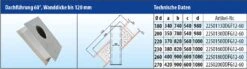 EKA Brandschutz Dachdurchführung 60°, Wandstärke Bis 120 Mm 9 EKA Brandschutz Dachdurchführung 60°, Wandstärke Bis 120 Mm -FeuerLust Verkäufe 4586 2