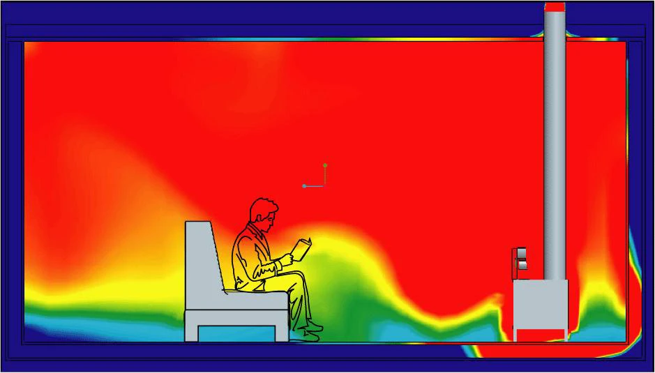 Kaminofen Ventilator Ecofan 806 CAXBX, Schwarz-schwarz 6 Kaminofen Ventilator Ecofan 806 CAXBX, Schwarz-schwarz – Bild 4