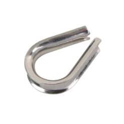 EKA Drahtseil Kausche Für 5 Mm Seile, Edelstahl