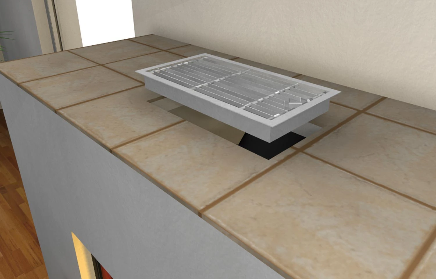 Deckengitter Weiß 10 Deckengitter Weiß – Bild 8