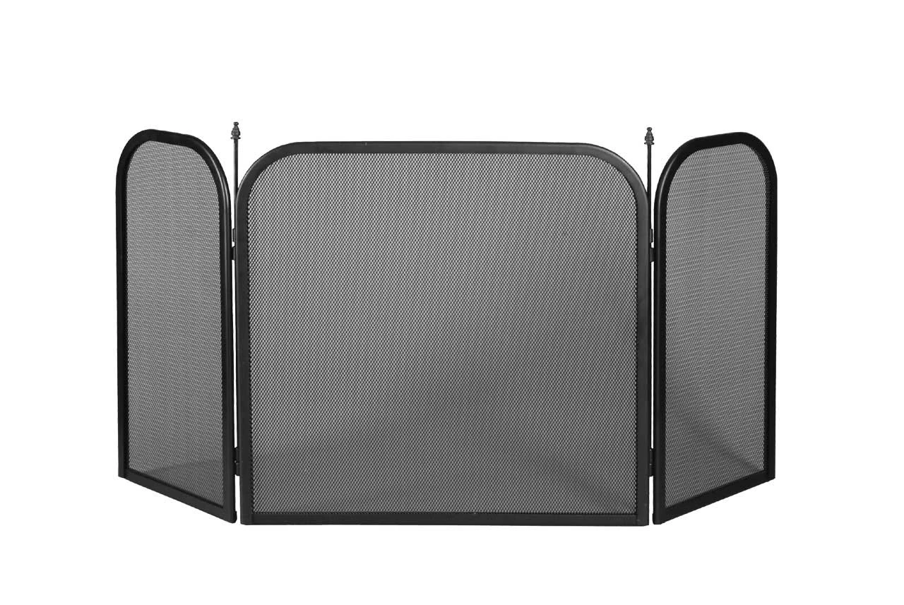 Kamingitter Stahl Lienbacher, 3-teilig Anthrazit 4 Kamingitter Stahl Lienbacher, 3-teilig Anthrazit – Bild 2