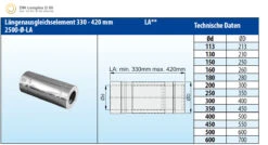 Längenausgleichsrohr 330-420 Mm Doppelwandig Verkupfert - Eka Complex D 50 7 Längenausgleichsrohr 330-420 Mm Doppelwandig Verkupfert - Eka Complex D 50 -FeuerLust Verkäufe 4949 1