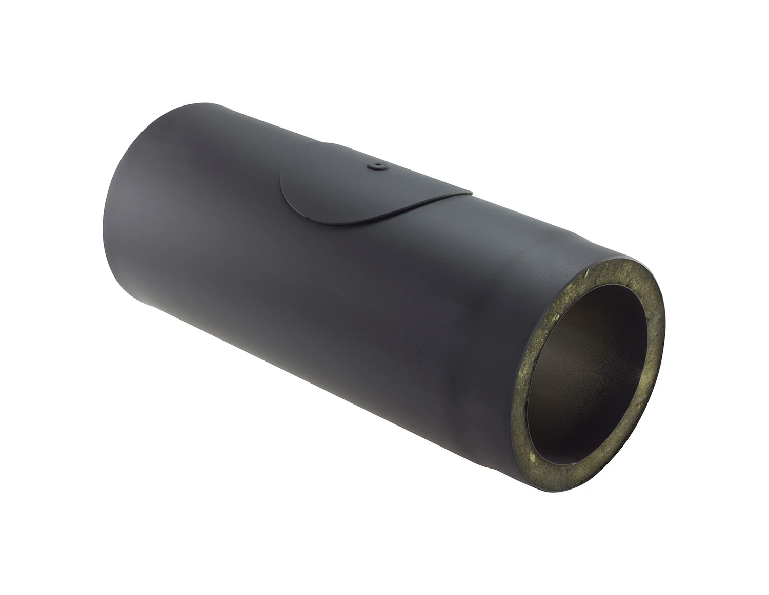 Rauchrohr Stahl Doppelwandig 500 Mm Ø 150 Mm Schwarz Mit Prüföffnung 3 Rauchrohr Stahl Doppelwandig 500 Mm Ø 150 Mm Schwarz Mit Prüföffnung