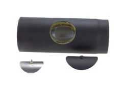 Rauchrohr Stahl Doppelwandig 500 Mm Ø 150 Mm Schwarz Mit Prüföffnung 7 Rauchrohr Stahl Doppelwandig 500 Mm Ø 150 Mm Schwarz Mit Prüföffnung -FeuerLust Verkäufe 5629 1