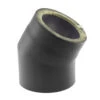 Rauchrohrbogen Stahl 45° Doppelwandig Ø 150 Mm Schwarz 1 Rauchrohrbogen Stahl 45° Doppelwandig Ø 150 Mm Schwarz -FeuerLust Verkäufe 5634 0