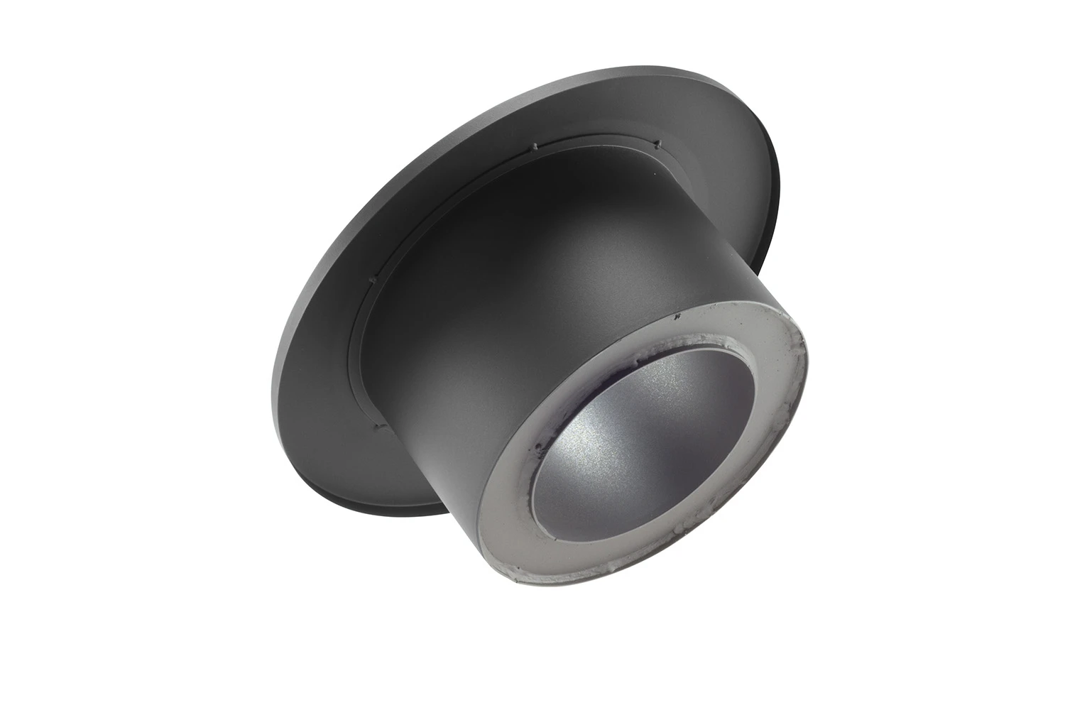 Wandfutter Doppelwandig Mit Rosette Rauchrohr Stahl Ø 150 Mm Schwarz 5 Wandfutter Doppelwandig Mit Rosette Rauchrohr Stahl Ø 150 Mm Schwarz – Bild 3