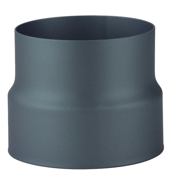 Übergang Rauchrohr Stahl Doppelwandig-einwandig Ø 150 Mm Schwarz 3 Übergang Rauchrohr Stahl Doppelwandig-einwandig Ø 150 Mm Schwarz