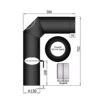 Rauchrohr Set Stahl 2x 45° 700 X 500 Mm Schwarz -FeuerLust Verkäufe 5df82b314ff1e52c05bbeeb9b8f25813