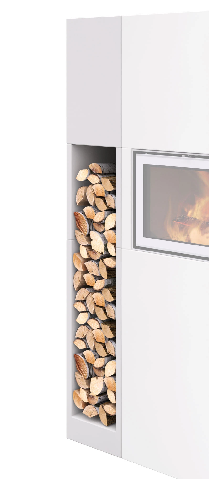 Holzfach Kaminbausatz Nordpeis PISA 5 Holzfach Kaminbausatz Nordpeis PISA – Bild 3