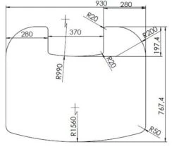 Vorlegeplatte Kaminofen TermaTech TT30, 6 Mm ESG Klarglas 7 Vorlegeplatte Kaminofen TermaTech TT30, 6 Mm ESG Klarglas -FeuerLust Verkäufe 6325 1