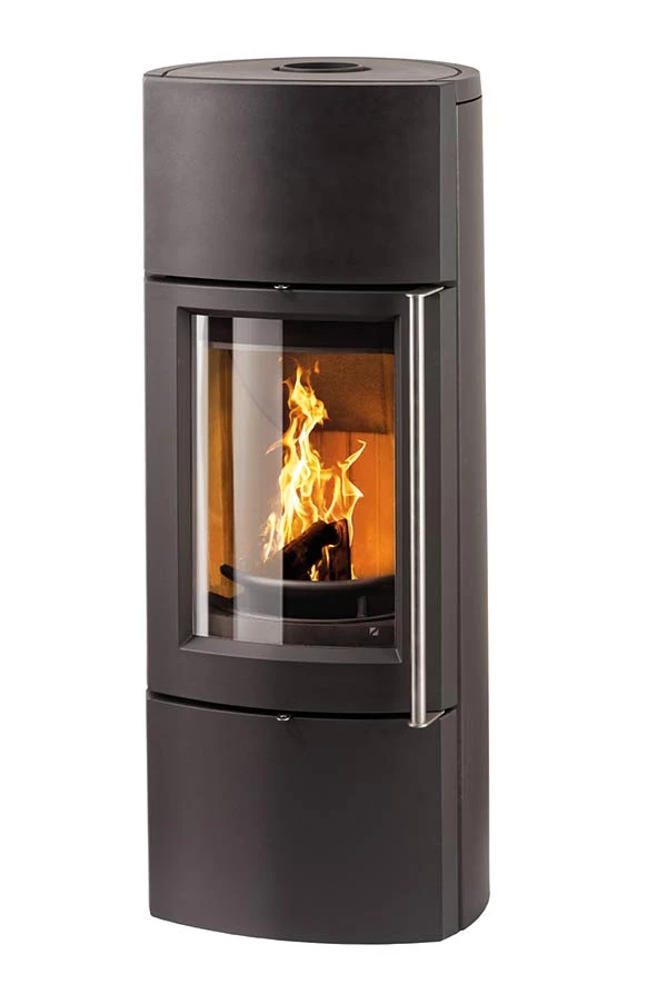 Kaminofen Wasserführend Leda DELTA W Schwarz, 8 KW 3 Kaminofen Wasserführend Leda DELTA W Schwarz, 8 KW