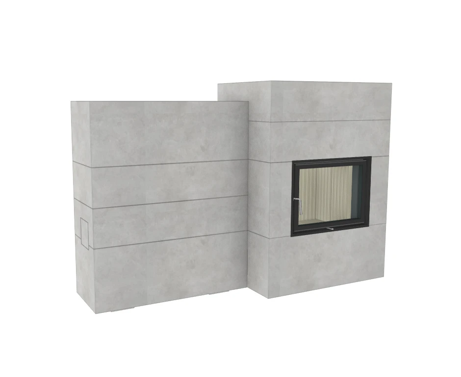 Grundofen Brunner BSG 01 Modul Speicher Stein Nebenstehend, Niedrig 4 Grundofen Brunner BSG 01 Modul Speicher Stein Nebenstehend, Niedrig – Bild 2