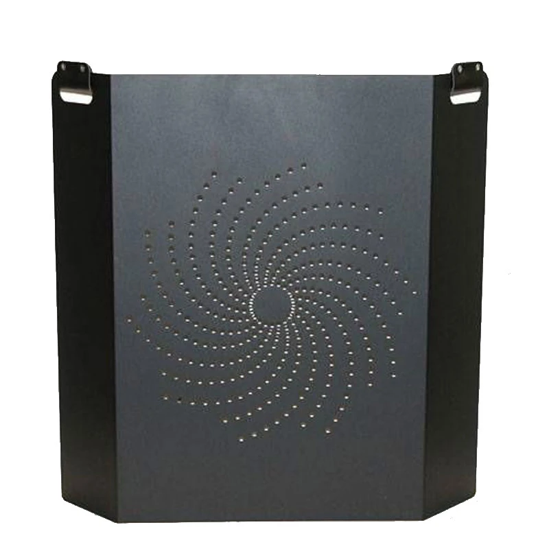 Kamingitter Mit Lochmuster Lienbacher, Schwarz 3 Kamingitter Mit Lochmuster Lienbacher, Schwarz