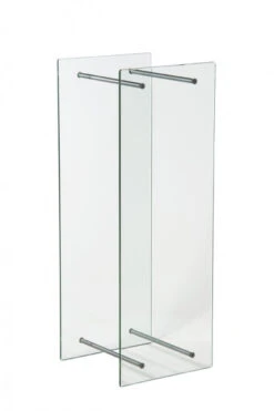 Kaminholzregal Aus Glas, 90 X 33 X 30 Cm
