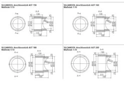 Schornsteinanschlussstück Silcawool AST 9 Schornsteinanschlussstück Silcawool AST -FeuerLust Verkäufe 7331 1