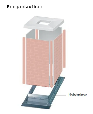 Dachdurchführung Eindeckrahmen Titanzink - Verstellbar 6 Dachdurchführung Eindeckrahmen Titanzink - Verstellbar – Bild 4