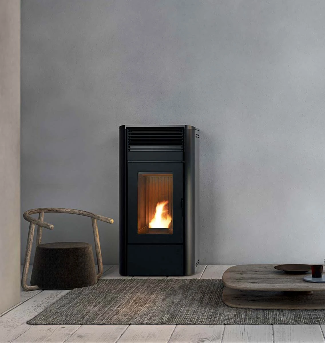 Pelletofen RED CAMELIA Metall Air, 8 KW 6 Pelletofen RED CAMELIA Metall Air, 8 KW – Bild 4