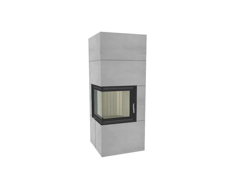 Brunner Kaminbausatz Systemkamin BSK 09 Eck Kamin Drehtür, 8 KW 5 Brunner Kaminbausatz Systemkamin BSK 09 Eck Kamin Drehtür, 8 KW – Bild 3