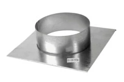 Stutzenblech 45 X 15 Cm Mit Anschlussstutzen