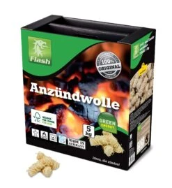 Anzündwolle, Holz Wachs, Koffer 5 Kg