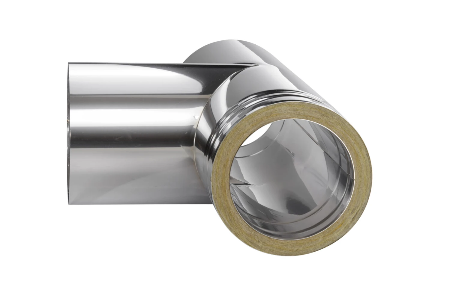 Feuerungsanschluss 90° Design Hochtemperatur Edelstahl Doppelwandig - Eka Cosmos D 25 5 Feuerungsanschluss 90° Design Hochtemperatur Edelstahl Doppelwandig - Eka Cosmos D 25 – Bild 3