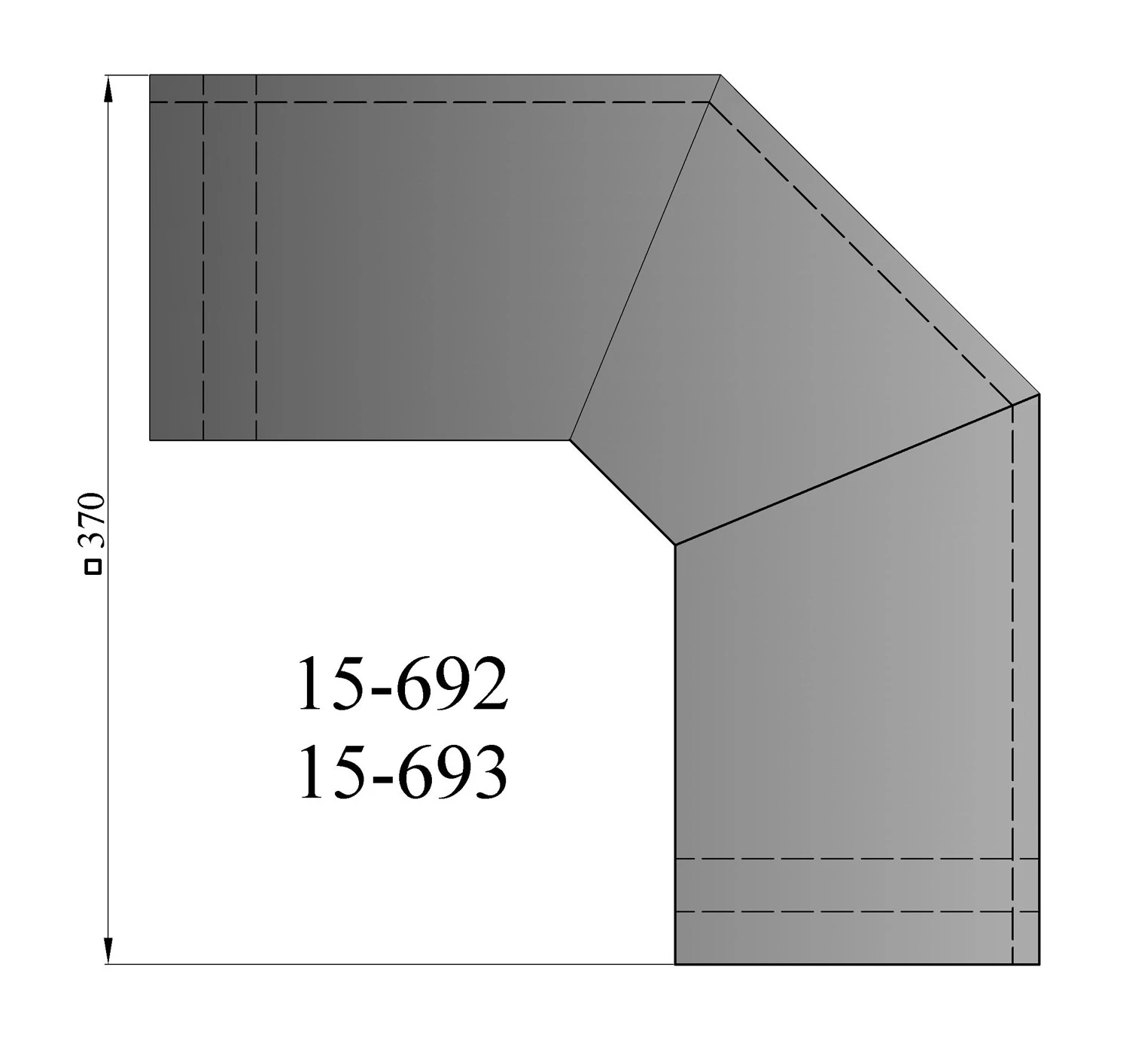 Hitzeschild Doppelwandig Für Rauchrohrbogen Stahl 2x 45° Ø 150 Mm Schwarz 4 Hitzeschild Doppelwandig Für Rauchrohrbogen Stahl 2x 45° Ø 150 Mm Schwarz – Bild 2