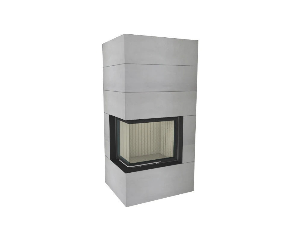Kaminbausatz Brunner Systemkamin BSK 02 Eck Kamin Links Schiebetür, 11 KW 3 Kaminbausatz Brunner Systemkamin BSK 02 Eck Kamin Links Schiebetür, 11 KW