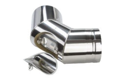 Schornstein Winkel 90° Mit Prüföffnung Doppelwandig - Eka Cosmos D 25 -FeuerLust Verkäufe afaf96966671a681b117818b2071b2b7