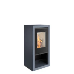 Kaminofen Spartherm AMBIENTE A7, 5,9 KW -FeuerLust Verkäufe ambiente a7 graublau feuer