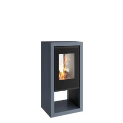 Kaminofen Spartherm AMBIENTE A8, 5,9 KW 11 Kaminofen Spartherm AMBIENTE A8, 5,9 KW -FeuerLust Verkäufe ambiente a8 graublau feuer