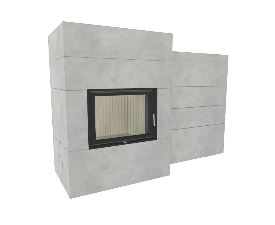 Grundofen Brunner BSG 01 Modul Speicher Stein Nebenstehend, Niedrig 9 Grundofen Brunner BSG 01 Modul Speicher Stein Nebenstehend, Niedrig – Bild 7