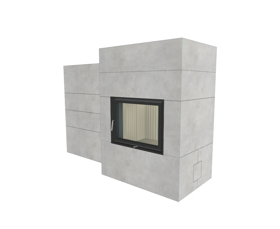 Grundofen Brunner BSG 01 Modul Speicher Stein Nebenstehend, Niedrig 11 Grundofen Brunner BSG 01 Modul Speicher Stein Nebenstehend, Niedrig – Bild 9