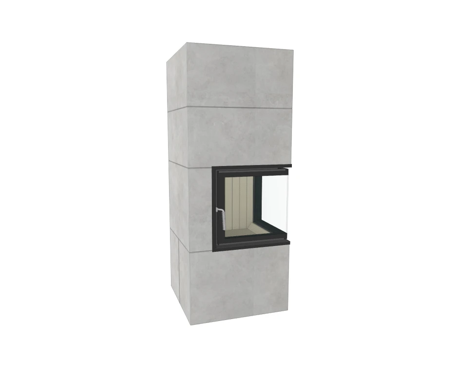 Brunner Kaminbausatz Systemkamin BSK 09 Eck Kamin Drehtür, 8 KW 9 Brunner Kaminbausatz Systemkamin BSK 09 Eck Kamin Drehtür, 8 KW – Bild 7