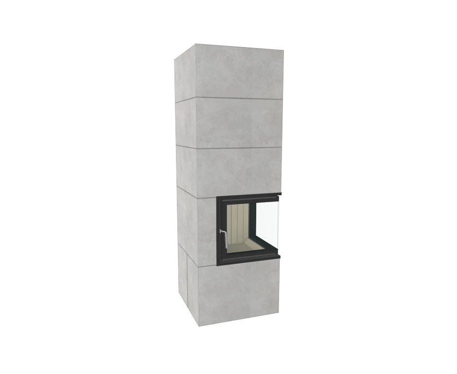 Kaminbausatz Brunner Systemkamin BSK 09 Eck Kamin Drehtür Aufsatzspeicher, 8 KW 10 Kaminbausatz Brunner Systemkamin BSK 09 Eck Kamin Drehtür Aufsatzspeicher, 8 KW – Bild 8