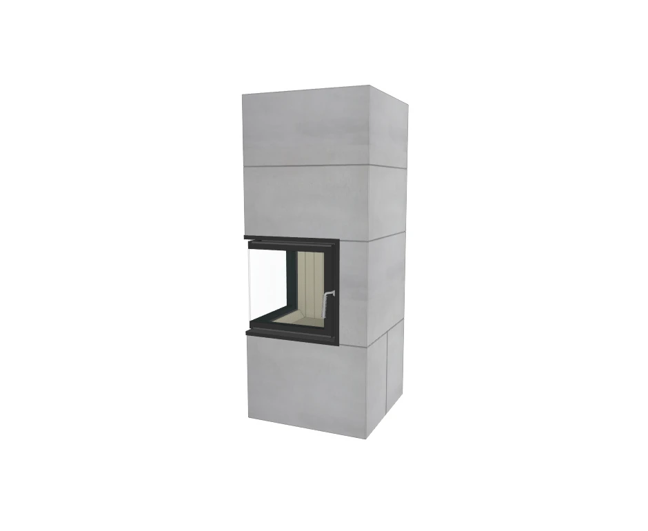 Brunner Kaminbausatz Systemkamin BSK 09 Eck Kamin Drehtür, 8 KW 8 Brunner Kaminbausatz Systemkamin BSK 09 Eck Kamin Drehtür, 8 KW – Bild 6