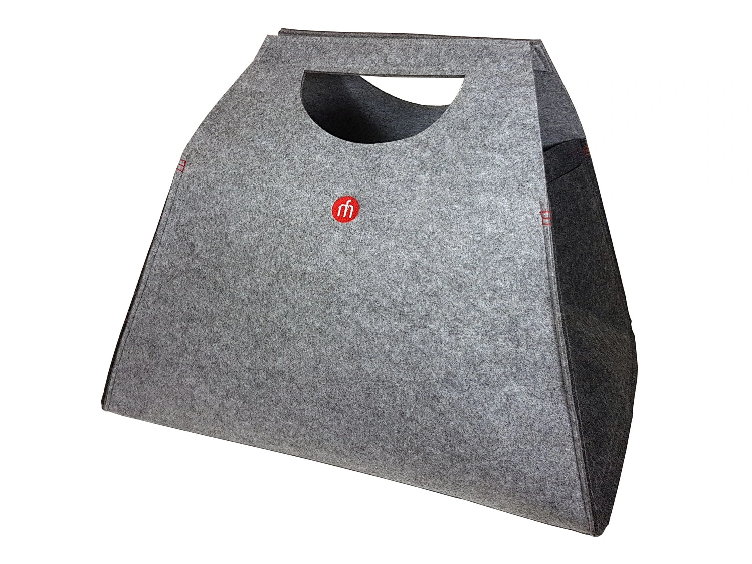 Holztasche FILZWERK Grau, 53 X 60 X 40 Cm 4 Holztasche FILZWERK Grau, 53 X 60 X 40 Cm – Bild 2