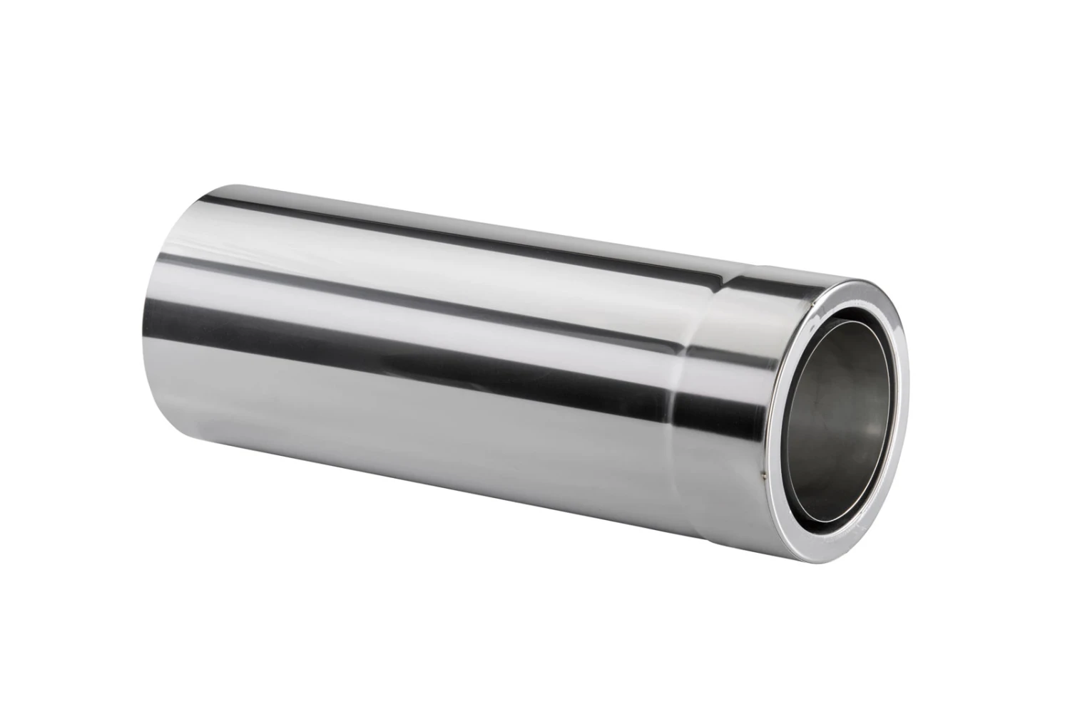 Schornsteinrohr Edelstahl 540 Mm Doppelwandig Kürzbar Wandfutter - Eka Cosmos D 25 4 Schornsteinrohr Edelstahl 540 Mm Doppelwandig Kürzbar Wandfutter - Eka Cosmos D 25 – Bild 2