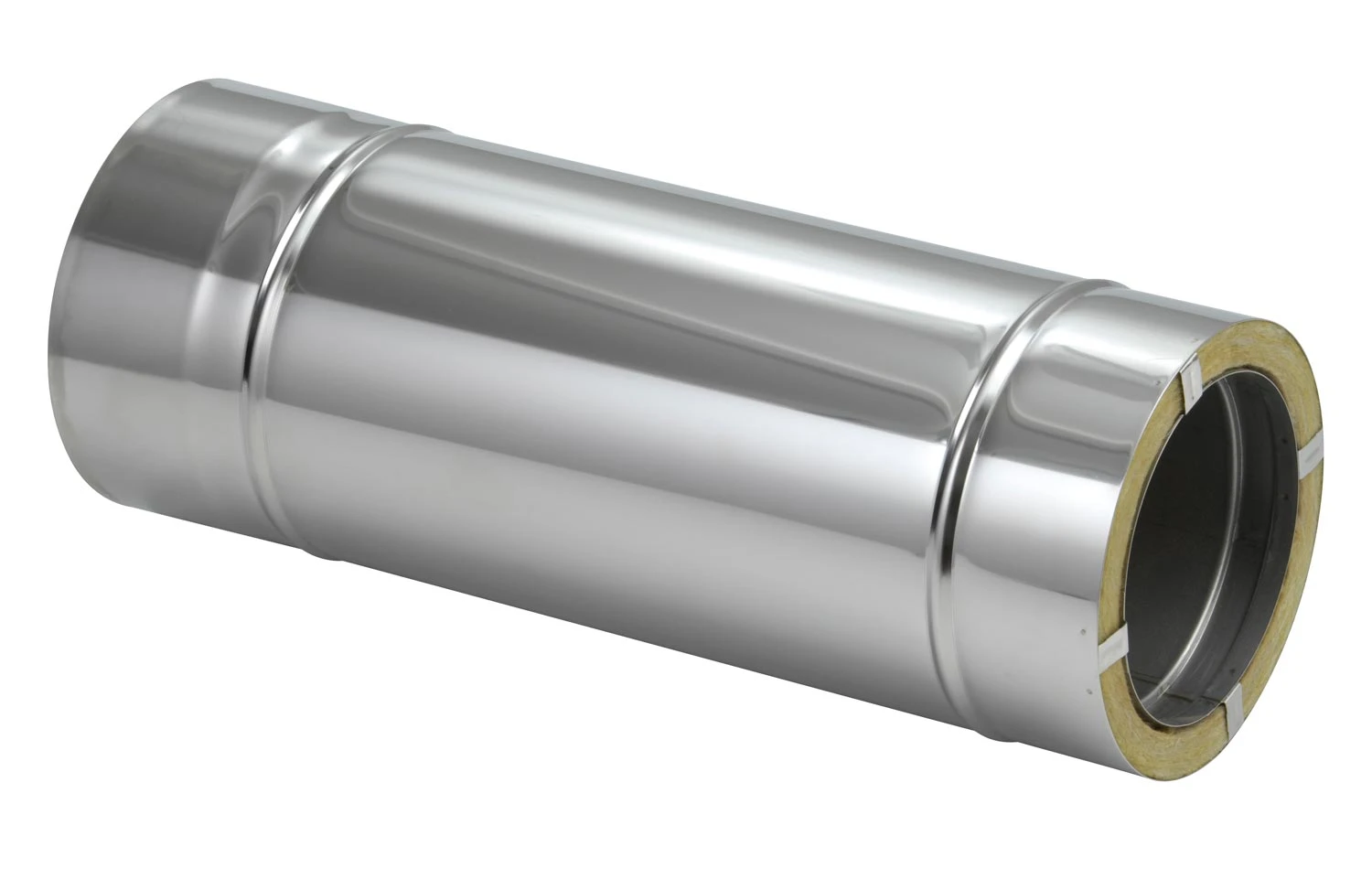 EKA Schornsteinverlängerung 2,0 M Doppelwandig Edelstahl - Konfigurierbar 10 EKA Schornsteinverlängerung 2,0 M Doppelwandig Edelstahl - Konfigurierbar – Bild 8