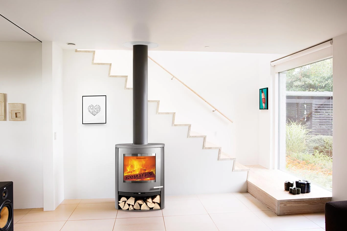 Kaminofen TermaTech TT22R Schwarz, 7,5 KW 5 Kaminofen TermaTech TT22R Schwarz, 7,5 KW – Bild 3