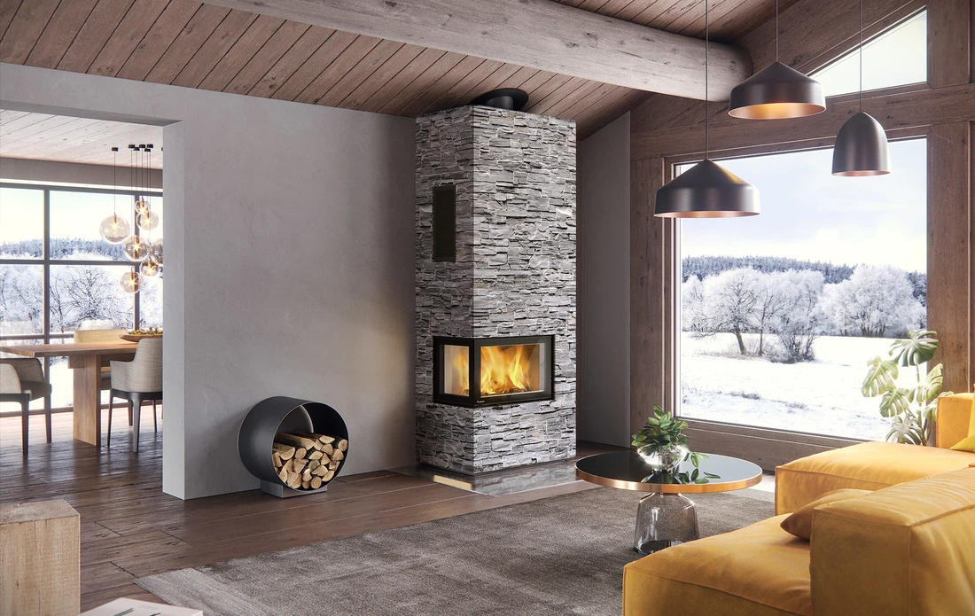Kaminbausatz Nordpeis DAVOS A STONE, 8.9 KW 7 Kaminbausatz Nordpeis DAVOS A STONE, 8.9 KW – Bild 5