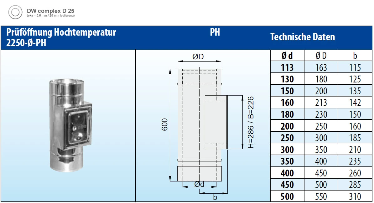 Edelstahlschornstein 6,2 M Doppelwandig - Eka Complex D 25 14 Edelstahlschornstein 6,2 M Doppelwandig - Eka Complex D 25 – Bild 12