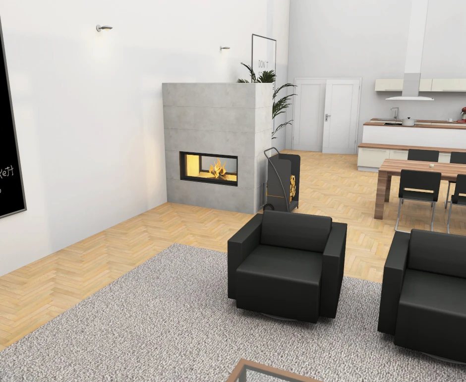 Kaminbausatz Brunner Systemkamin BSK 06 Architektur Kamin Tunnel, 14 KW 8 Kaminbausatz Brunner Systemkamin BSK 06 Architektur Kamin Tunnel, 14 KW – Bild 6