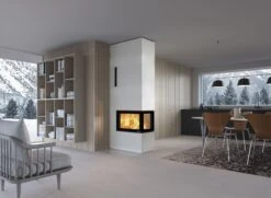 Kaminbausatz Nordpeis DAVOS P, 10.5 KW -FeuerLust Verkäufe kaminbausatz nordpeis davos p high 3 seitenkamin 4 14247