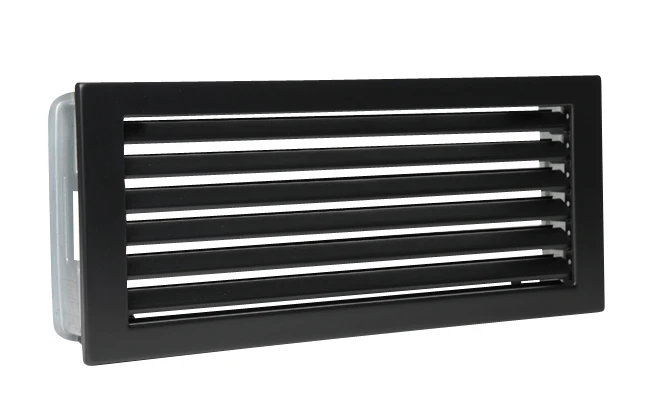 Kaltluftgitter Putzbündig Hochkant Schwarz 3 Kaltluftgitter Putzbündig Hochkant Schwarz