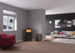 Kaminofen Nordpeis ME Stahl 5,8 KW Schwarz 12 Kaminofen Nordpeis ME Stahl 5,8 KW Schwarz -FeuerLust Verkäufe nordpeis kaminofen me basic schwarz ambiente 0tfgtietthesew